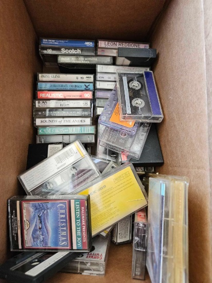 Assorted cassette tapes