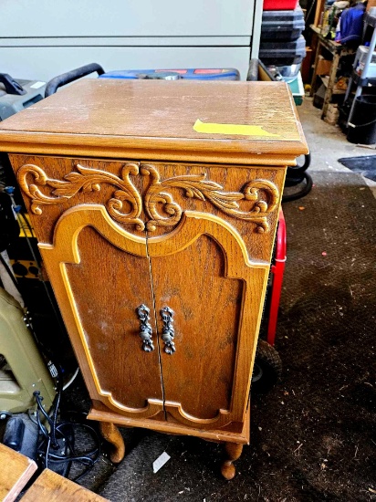 42 inch tall jewelry box with contents