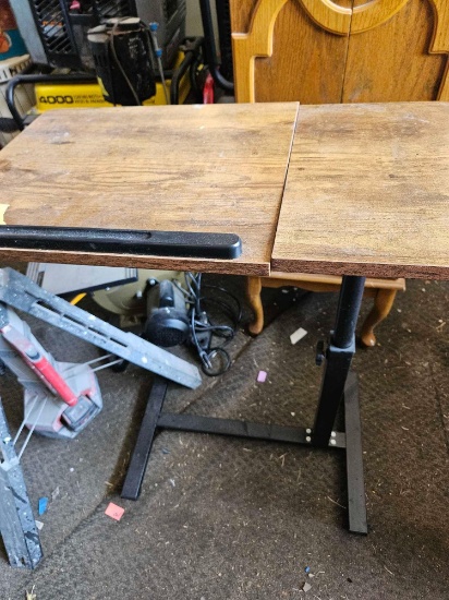 Twenty four inch adjustable height desk