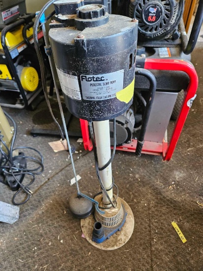 Pedestal sump pump