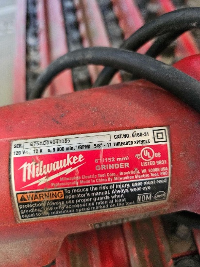 Milwaukee grinder