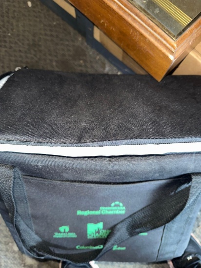 Tote bag with envelopes and miscellaneous items