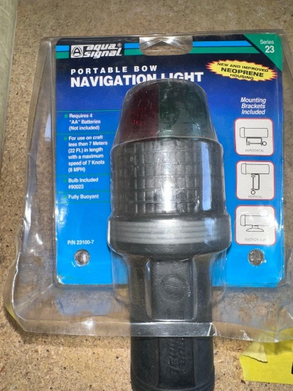 portable bow navigation light new