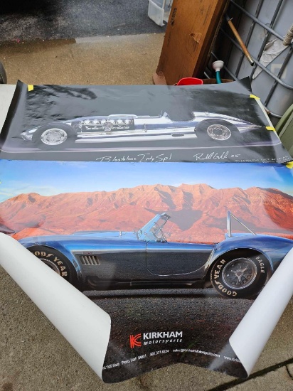 2 36x18 posters one signed