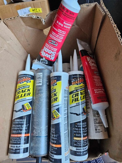 caulk and sealer lot