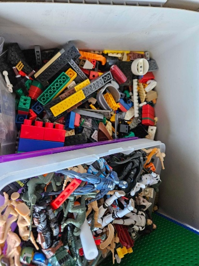 legos and misc figures