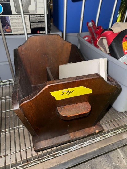 Wooden Magazine Rack
