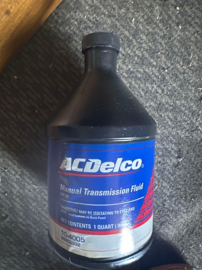 11- quarts AC Delco manual transmission fluid