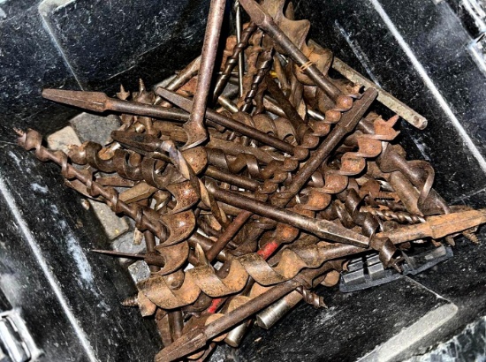 assorted drill bits
