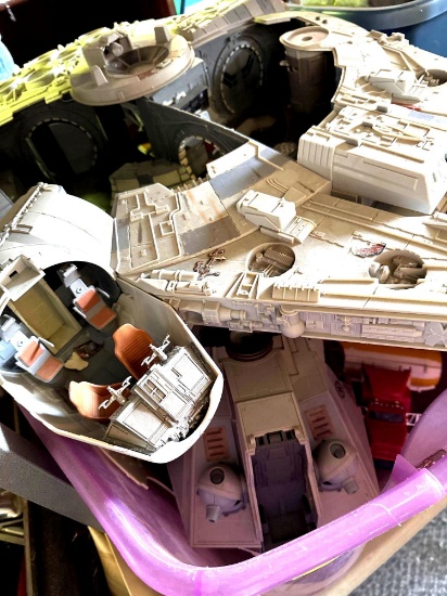 Lot of Star Wars vehicles/parts