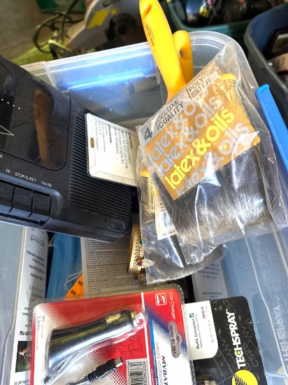 box of miscellaneous items