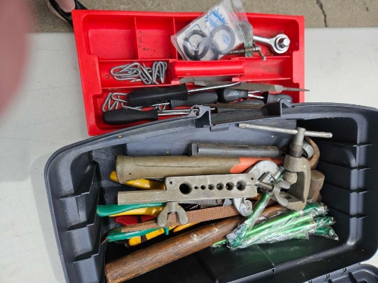 Sixteen inch toolbox with contents