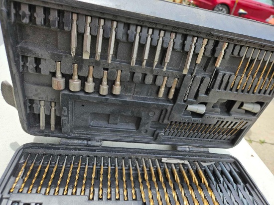 Case of drill bits