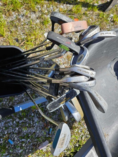 Assorted golf club lot