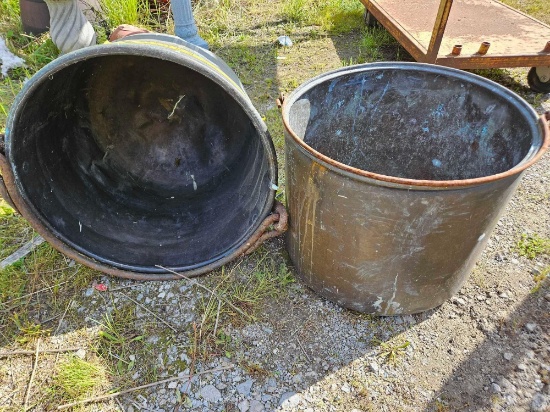 2-20 inch copper pot