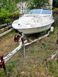 17 foot boat for parts with good trailer