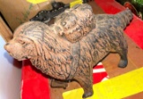 Cast iron vintage dog bank