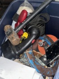 container with miscellaneous tools
