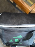 Tote bag with envelopes and miscellaneous items