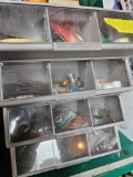 Storage bin with contents