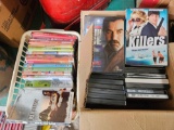 Assorted dvds and vhs lot