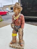 12 inch tall composite cowboy statue