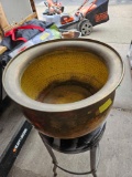 13 inch brass pot