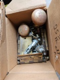Vintage brass doorknobs and hardware