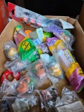 Assorted pez containers.and misc