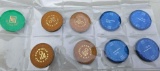 9 casino tokens