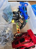 Remote cars,army men,and miscellaneous