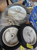 3 lawnmower wheels