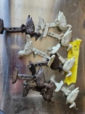 9 iron coat hangers
