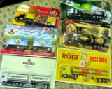 6- Collectable Beer Semi Truck Toy New