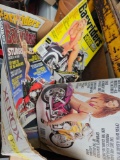 Assorted easy rider motorcycle magazines