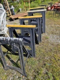 5 -folding saw horses