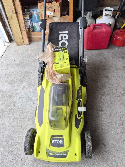 Ryobi 40 volt lawn mower