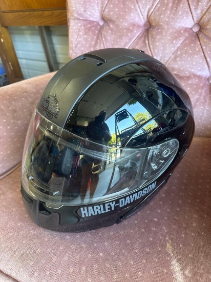 Harley Davidson motorcycle helmet