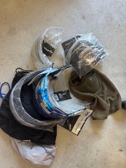 motorcycle helmet shield lot