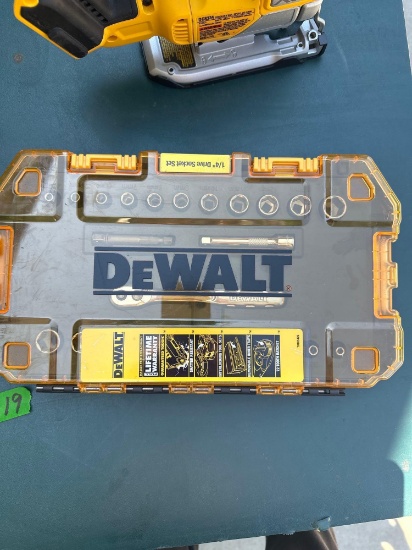 Dewalt 1/4 inch drive socket set brand new