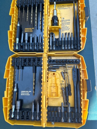 2- Dewalt titanium drill bits