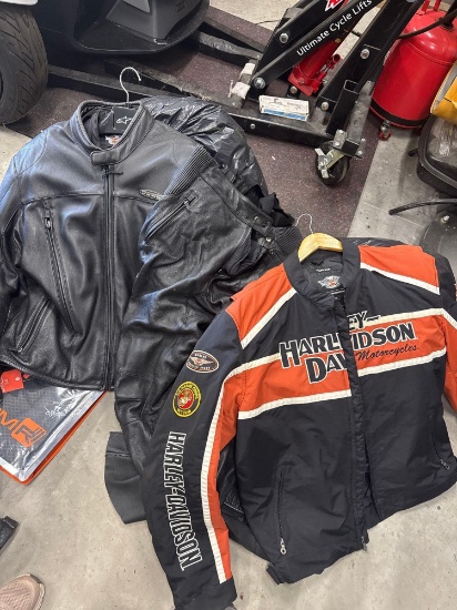 Harley Davidson Motorcycle Pants and coats
