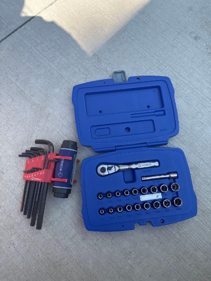 Kobal Tools sockets and Hex Key set