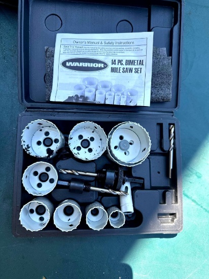 14 pc.Bimetal hole saw set