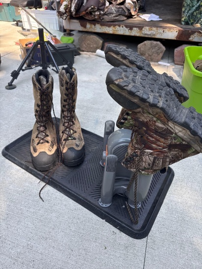Camo Boots Boot Dryer and Mat