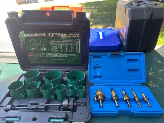 materforce 13 pc BI metal hole saw set / Neiko drill bits