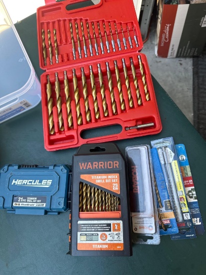 Assorted drill bit sets