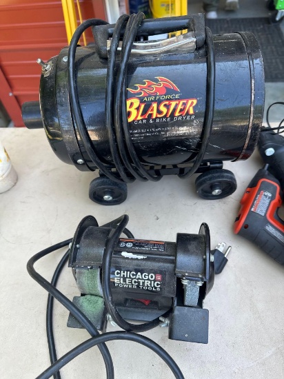 grinder/blaster & car/bike dryer