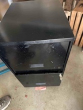 2-drawer file cabinet with key