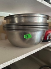 20- stainless steel bowls